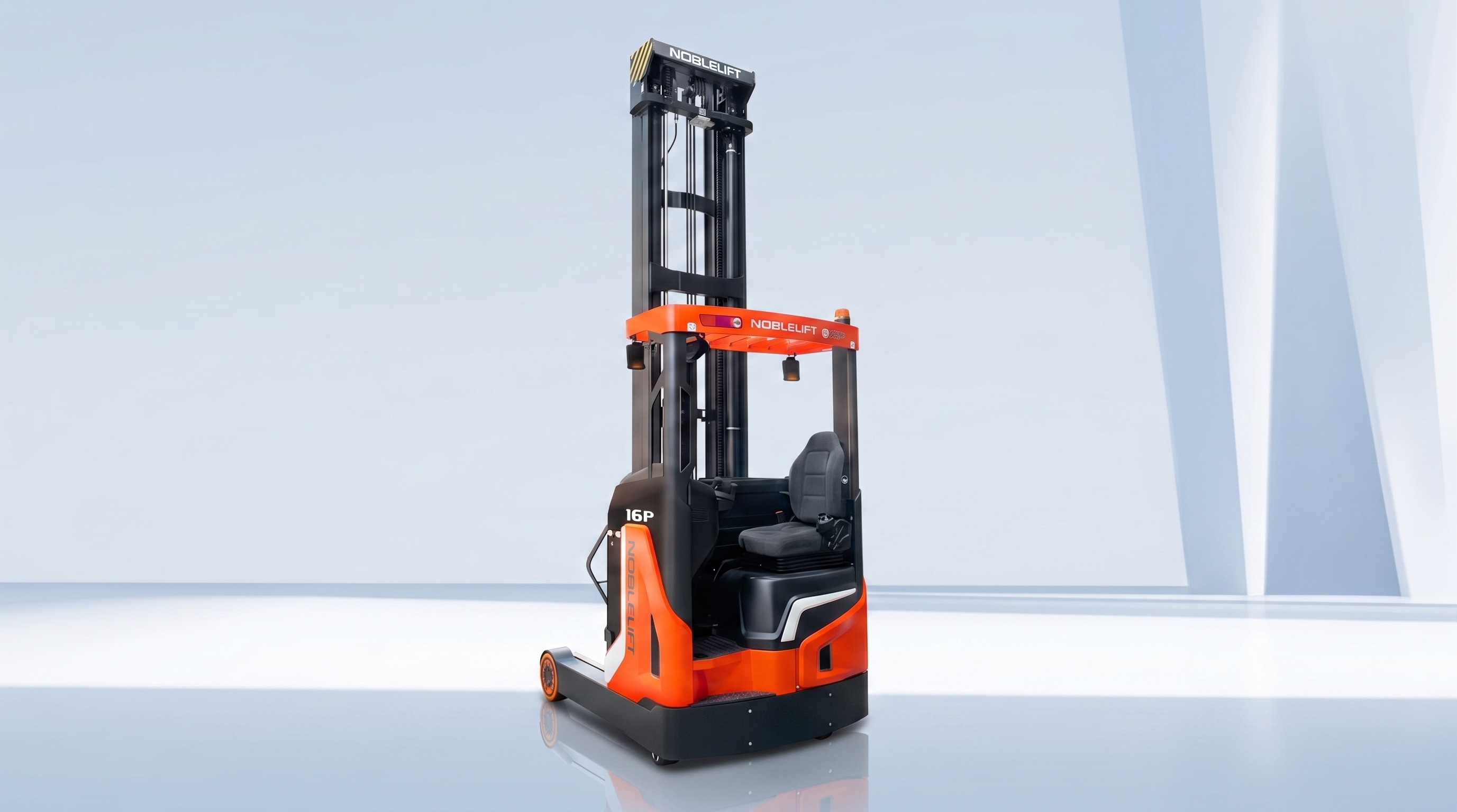 Noblelift Stand-on Reach Truck